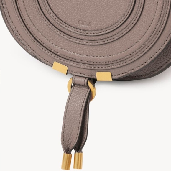 Chloe Mystical Lavender Leather Saddle Bag - Picture 3 of 4